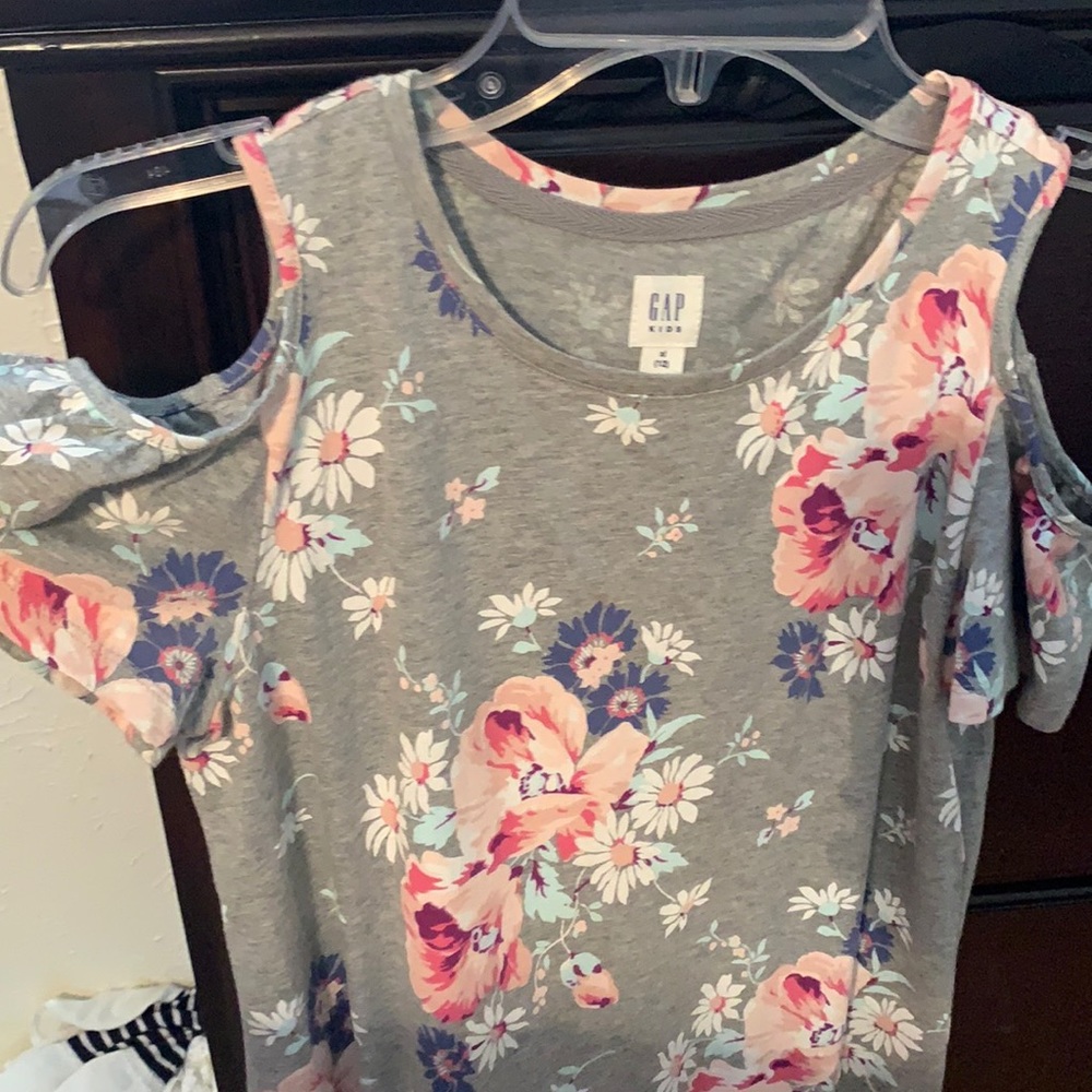 Gap flower ruffle girls dress